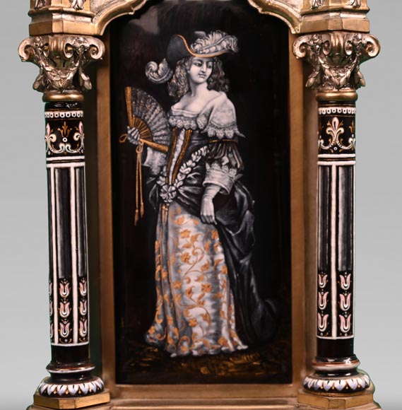 Paul SOYER, garniture de cheminée dans l’esprit de la Renaissance-10