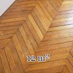 Lot de 12 m² de parquet point de Hongrie en chêne