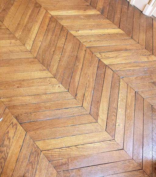 Lot de 12 m² de parquet point de Hongrie en chêne-7