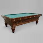 Billard avec marqueterie d’époque Louis-Philippe