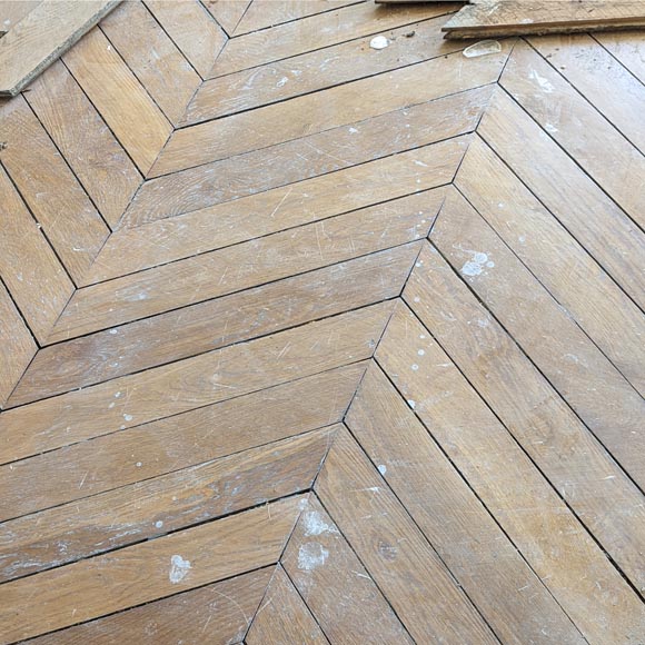 Lot de 12 m² de parquet Point de Hongrie-0