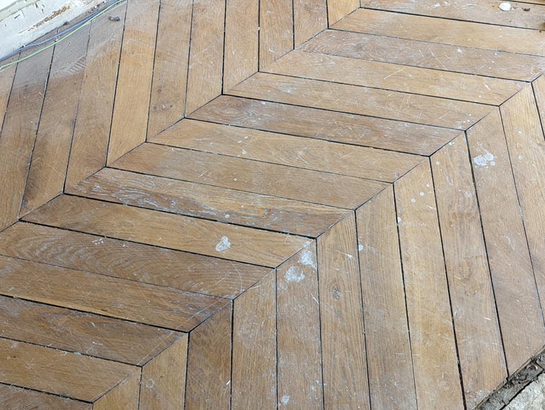 Lot de 12 m² de parquet Point de Hongrie-1