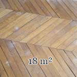 Lot de 18 m² de parquet point de Hongrie en chêne