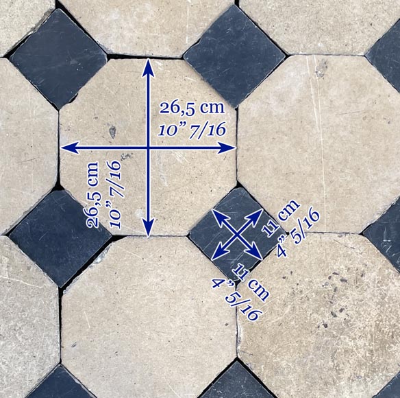 7 m² de sol à cabochons en pierre et ardoise-6