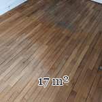 Lot de 17 m² de parquet linéaire en chêne