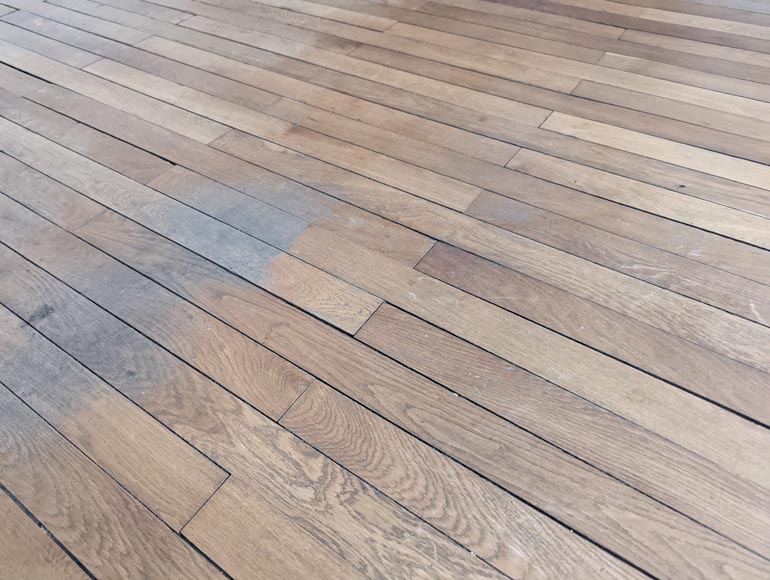 Lot de 17 m² de parquet linéaire en chêne-2