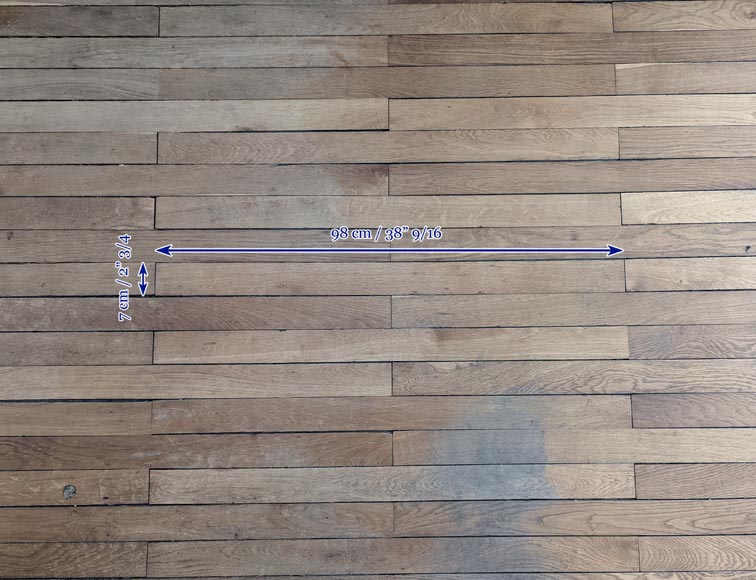 Lot de 17 m² de parquet linéaire en chêne-5