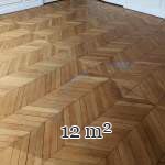 Lot de 12 m² de parquet point de Hongrie