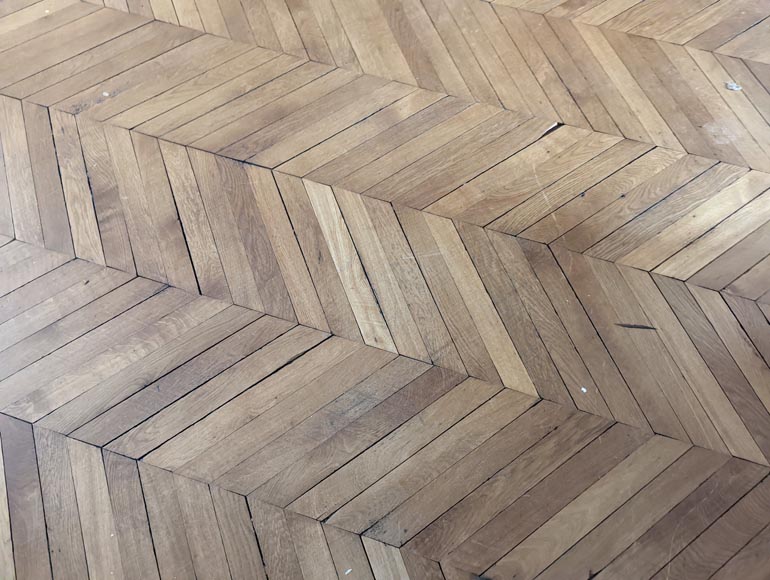 Lot de 15 m² de parquet point de Hongrie en chêne-3