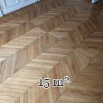 Lot de 15 m² de parquet Point de Hongrie