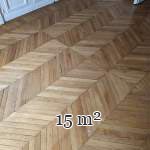 Lot de 15 m² de parquet Point de Hongrie