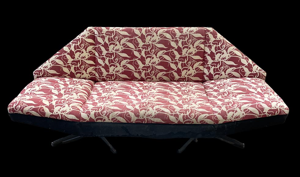 SCHMIEDER – Ensemble “Brasilia” : Canapé et paire de fauteuils, Suède, 1960-1