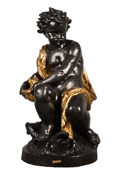 Mathurin Moreau pour  la fonderie du Val d’Osne,  Les Quatre Éléments,  entre 1849 et 1879-2