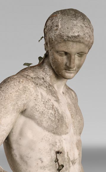Discophore, Sculpture d'après l'antique de Naucydès -2