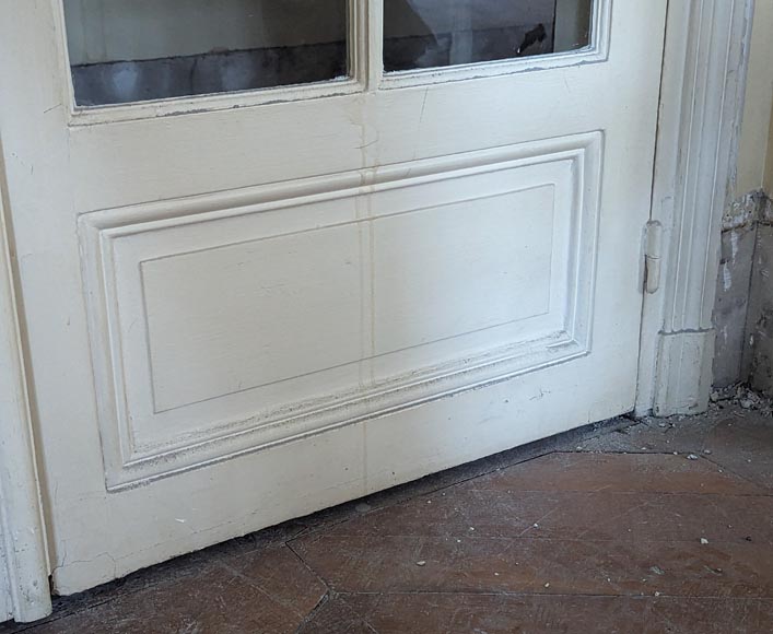 Ensemble de 3 double portes à petits carreaux-5