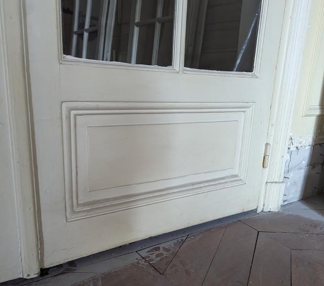Ensemble de 3 double portes à petits carreaux-12
