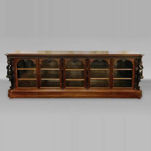 Louis-Édouard LEMARCHAND - Bibliothèque basse Napoléon III Vers 1850