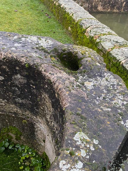 Puits doté d'une margelle à la tête de loup-8