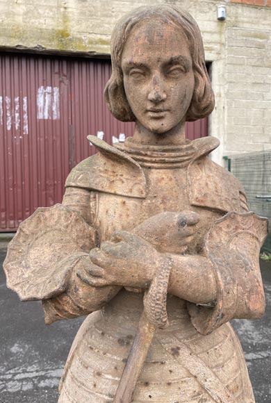 Statue de Jeanne d'Arc en fonte-1