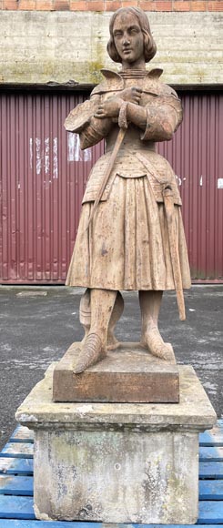 Statue de Jeanne d'Arc en fonte-2