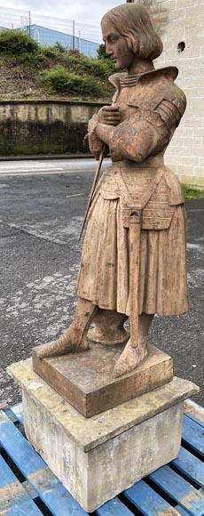 Statue de Jeanne d'Arc en fonte-5