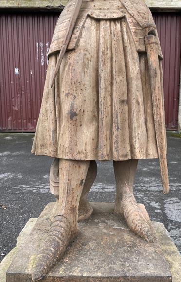 Statue de Jeanne d'Arc en fonte-11