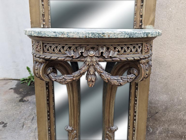 Petite console et son trumeau de style Napoléon III-6