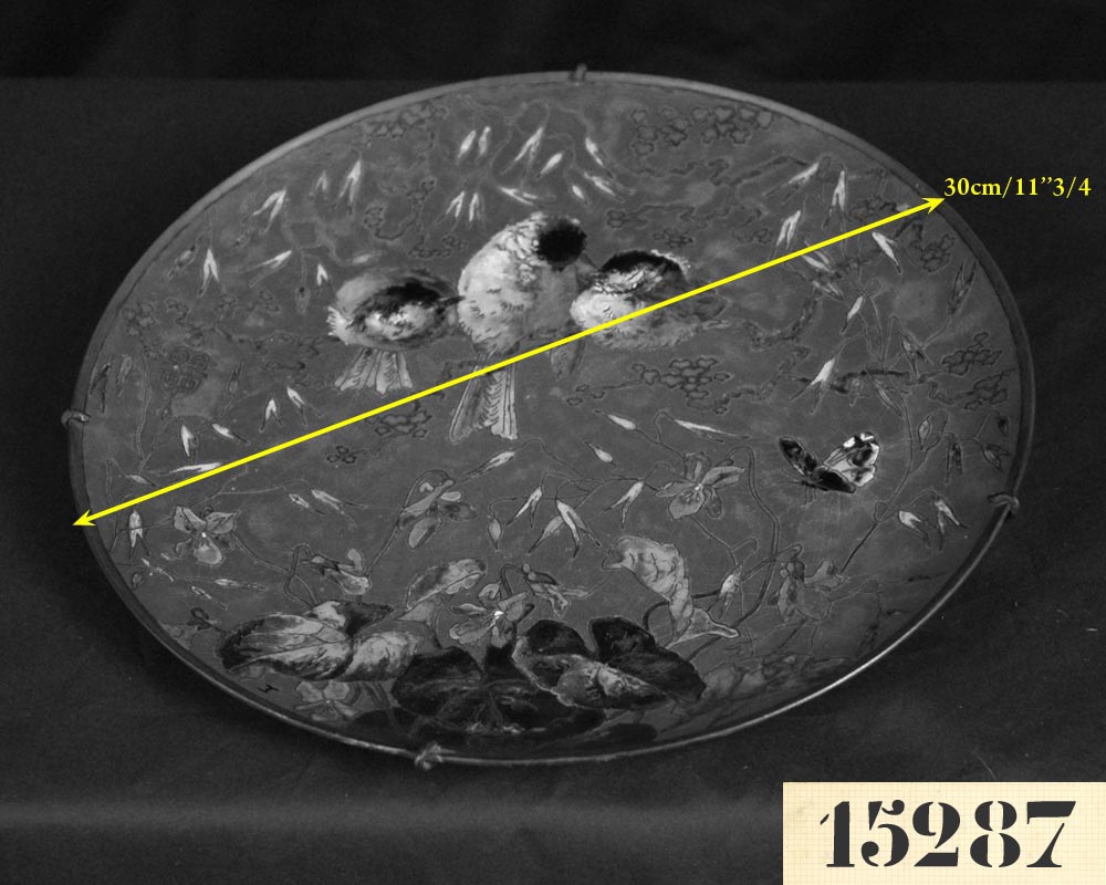 André-Fernand THESMAR (1845-1912) et Ferdinand BARBEDIENNE :   Assiette d’ornement japonisante-4