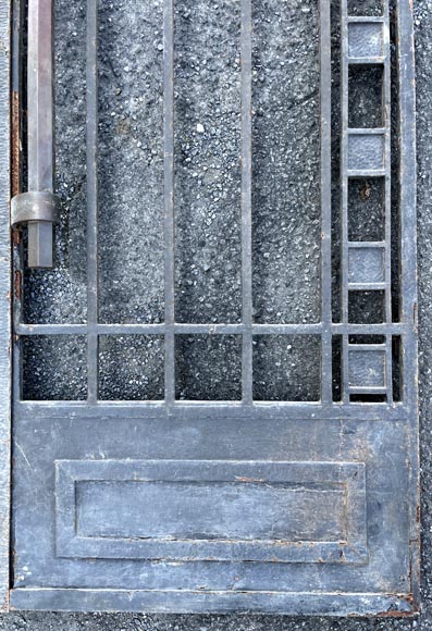 Portail en fonte à deux battants - Style Art Déco Portail en fonte à deux battants - Style Art Déco-8