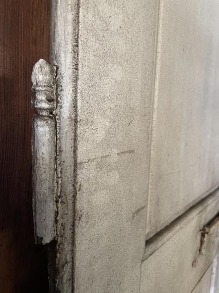 rande Double Porte Moulurée Ancienne en Bois Résineux, Peinture Sang de Bœuf rande Double Porte Moulurée Ancienne en Bois Résineux, Peinture Sang de Bœuf-11