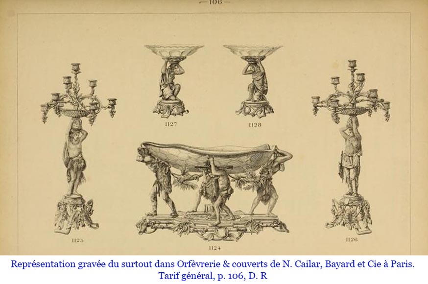 CAILAR, BAYARD et CIE – Surtout de table aux Indiens d'Amérique CAILAR, BAYARD et CIE – Surtout de table aux Indiens d'Amérique-31