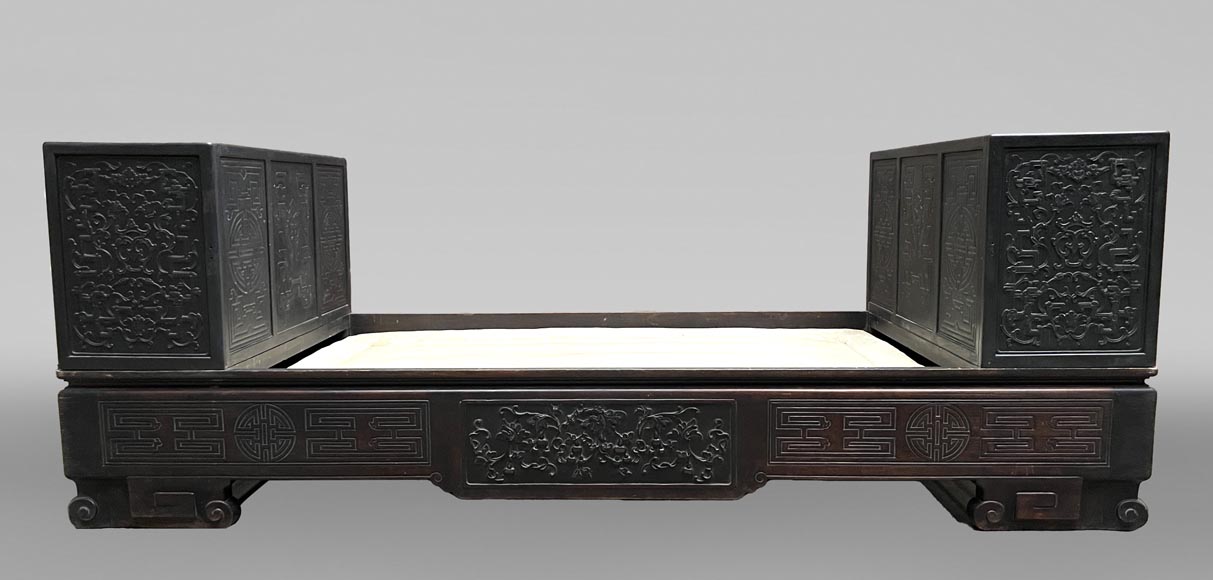 Banc-lit japonisant – Maison des Bambous Banc-lit japonisant – Maison des Bambous-0