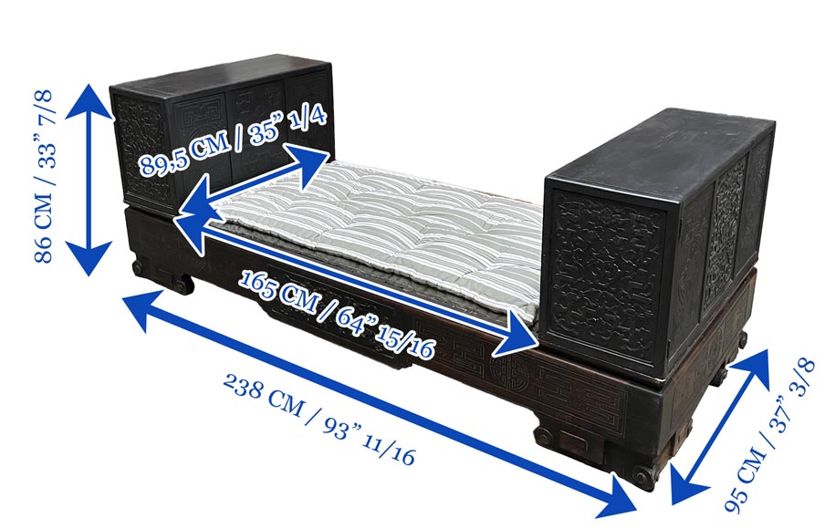 Banc-lit japonisant – Maison des Bambous Banc-lit japonisant – Maison des Bambous-8