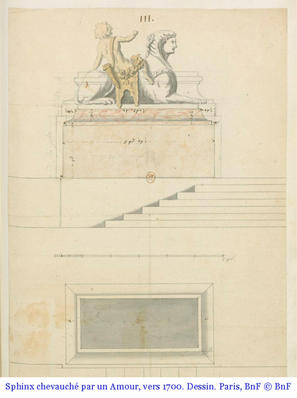 Paire de sphinges en marbre de Carrare sculpté, XIXᵉ siècle-16