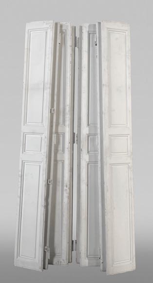 Deux paires de volets anciens en chêne-2