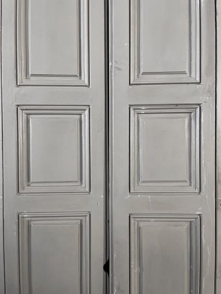 Ensemble de cinq paires de volets pliants d’intérieur en chêne Ensemble de cinq paires de volets pliants d’intérieur en chêne-4