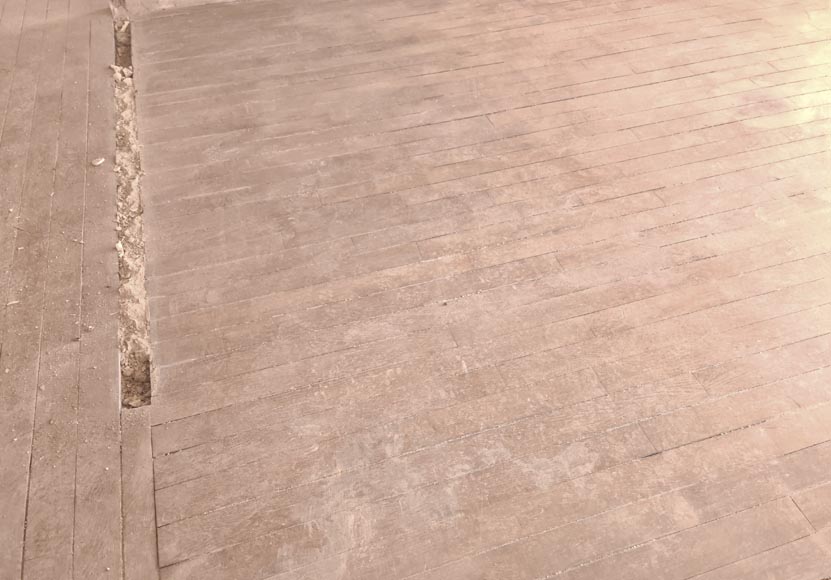 Lot de 12m² de parquet linéaire en chêne-1