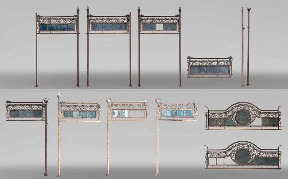 Ensemble de ferronnerie de vitrine-0