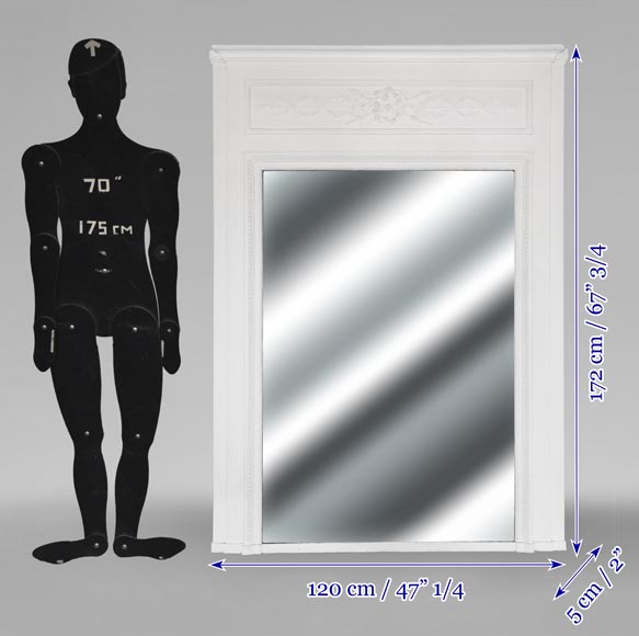 Trumeau simple de style Louis XVI -5