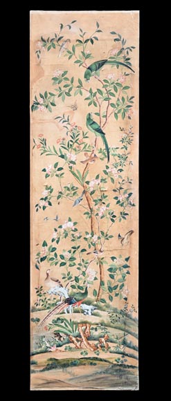 Cinq panneau de papier peint, Chine, XVIIIe siècle Cinq panneau de papier peint, Chine, XVIIIe siècle-1