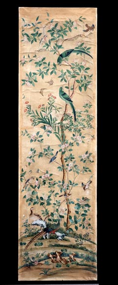 Cinq panneau de papier peint, Chine, XVIIIe siècle Cinq panneau de papier peint, Chine, XVIIIe siècle-4