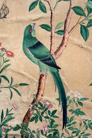 Cinq panneau de papier peint, Chine, XVIIIe siècle Cinq panneau de papier peint, Chine, XVIIIe siècle-5