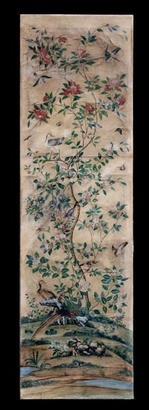 Cinq panneau de papier peint, Chine, XVIIIe siècle Cinq panneau de papier peint, Chine, XVIIIe siècle-10