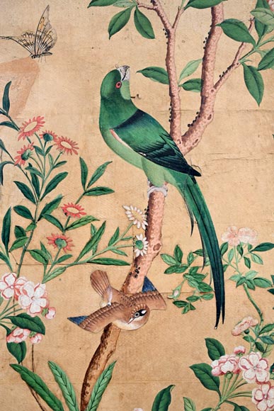 Cinq panneau de papier peint, Chine, XVIIIe siècle Cinq panneau de papier peint, Chine, XVIIIe siècle-15