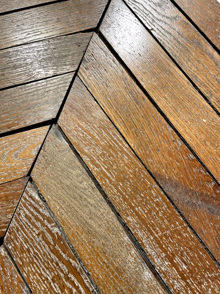 Lots 11,5 m² parquet point de Hongrie en chêne-1