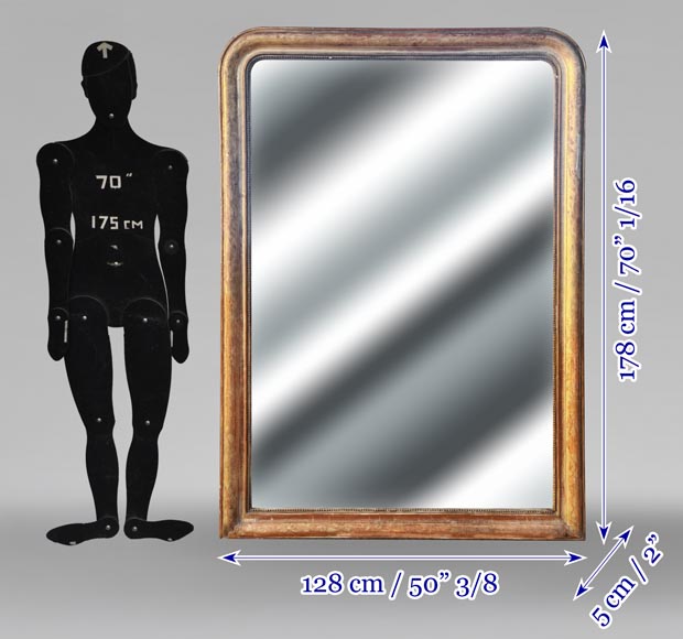 Trumeau de style Louis Philipe doré-6