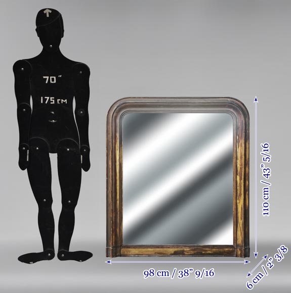 Trumeau patinée de style Louis Philippe-5