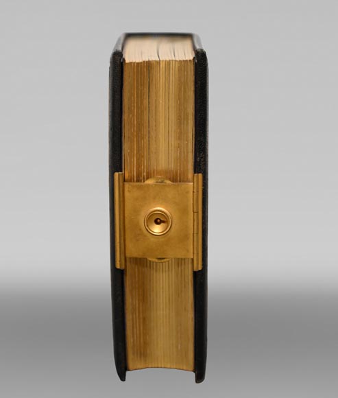 Julien-Nicolas RIVART (1802-1867) – Album photo à décor de marqueterie de porcelaine sur cuir Julien-Nicolas RIVART (1802-1867) – Album photo à décor de marqueterie de porcelaine sur cuir-2