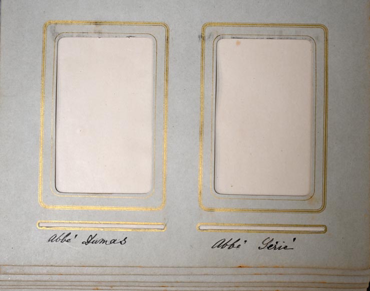 Julien-Nicolas RIVART (1802-1867) – Album photo à décor de marqueterie de porcelaine sur cuir Julien-Nicolas RIVART (1802-1867) – Album photo à décor de marqueterie de porcelaine sur cuir-6