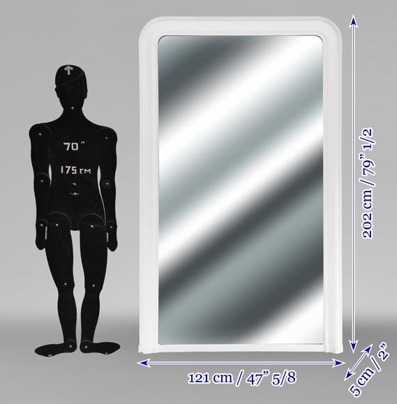 Trumeau de style Louis Philippe à perles-5